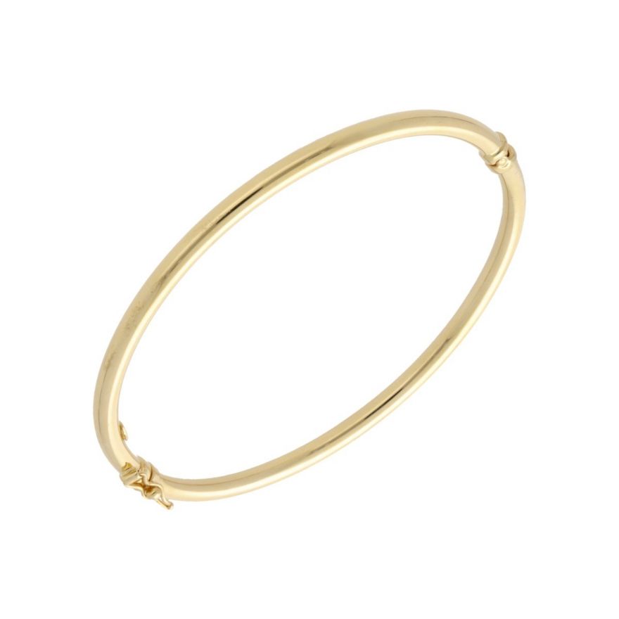 Floral Gold Filled Bangle – Stacey Fay Designs