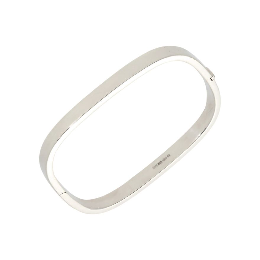 Silverly Square Hinged 925 Sterling Silver Bangle with Chain - Elegant Sterling  Silver Bracelet for Women - Square Tube Bangle Bracelet - Wife Mum Auntie  Birthday Gifts - Walmart.com
