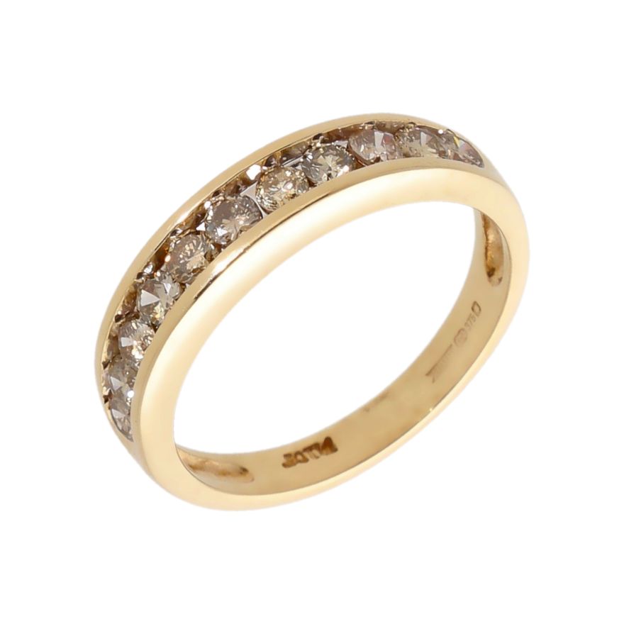 French Eternity Band with Champagne Diamonds– Michele Varian Shop