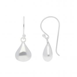Sterling Silver Teardrop Fish Hook Dangle Earrings #E1088 – BERRICLE