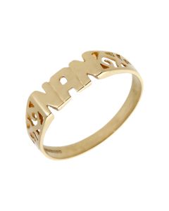 Pre-Owned 9ct Yellow Gold Nan Ring