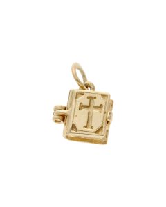 Pre-Owned 9ct Yellow Gold Bible Charm