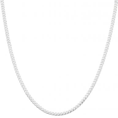 New Sterling Silver 24" Cuban Curb Link Chain Necklace 16.7g