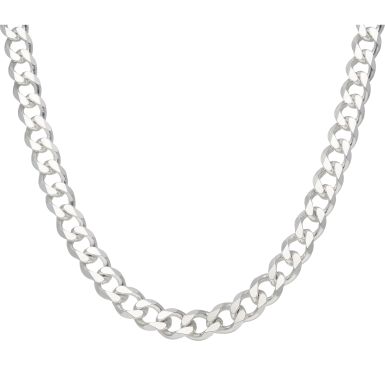 New Sterling Silver 24" Heavy Curb Chain Necklace 2.9oz