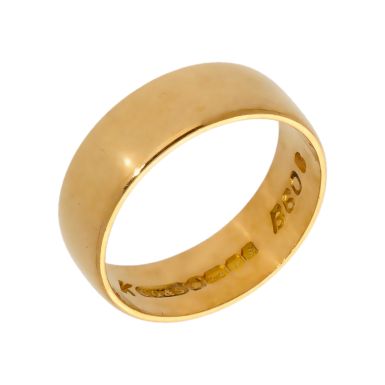 Pre-Owned 22ct Yellow Gold 6mm Wedding Band Ring