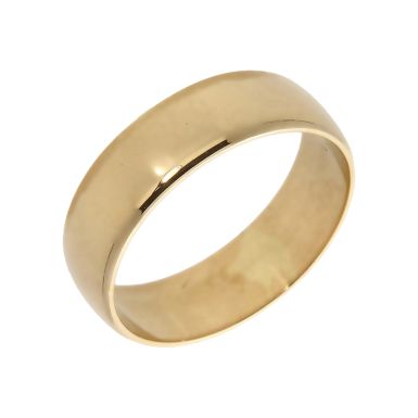 Pre-Owned Vintage 1976 9ct Yellow Gold 6mm Wedding Band Ring