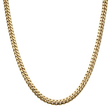 Pre-Owned 9ct Gold 18 Inch Heavy Cuban Curb Chain Necklace