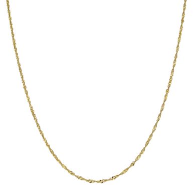 Pre-Owned 9ct Yellow Gold 18 Inch Twist Chain Necklace