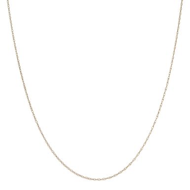 Pre-Owned 9ct Yellow Gold 18" Lightweight Twist Chain Necklace