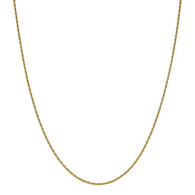 Pre-Owned 9ct Gold 18 Inch P.O.W Twist Link Chain Necklace