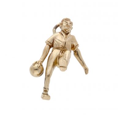 Pre-Owned 9ct Yellow Gold Bowling Charm